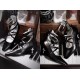 Modo Rose Cross Wedge Shoes(Reservation/3 Colours/Full Payment Without Shipping)